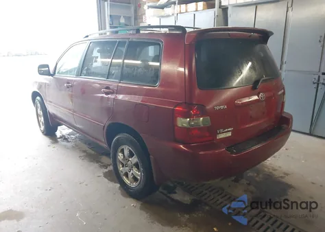 2007 Toyota Highlander V6 из США, поврежденный, VIN JTEEP21A870205947